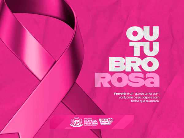 Outubro Rosa é uma campanha anual realizada  em outubro, com a intenção de alertar sobre o diagnostico do câncer de mama